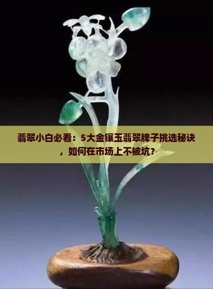 金镶玉翡翠牌子
