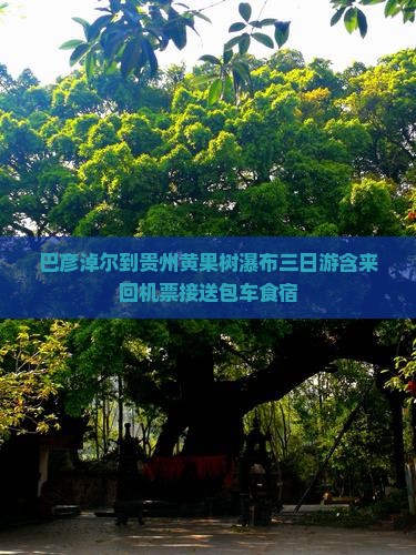 巴彦淖尔到贵州黄果树瀑布三日游含来回机票接送包车食宿