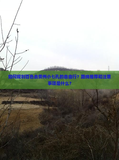 如何规划百色去贵州小七孔的自由行？路线推荐和注意事项是什么？