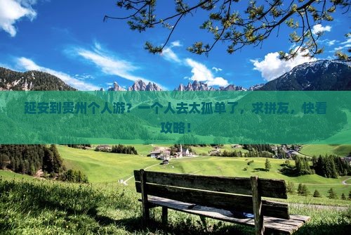延安到贵州个人游？一个人去太孤单了，求拼友，快看攻略！