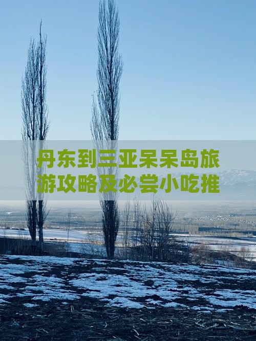 丹东到三亚呆呆岛旅游攻略及必尝小吃推荐