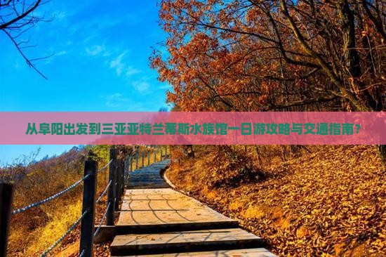 从阜阳出发到三亚亚特兰蒂斯水族馆一日游攻略与交通指南？