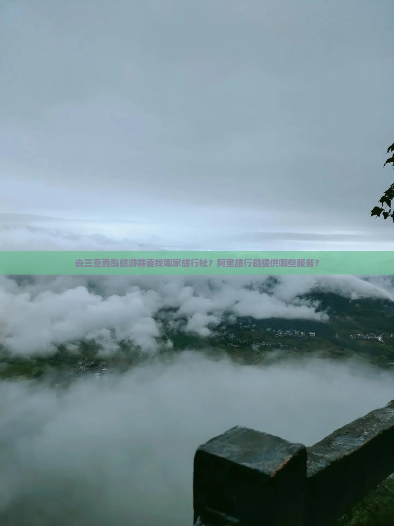 去三亚西岛旅游需要找哪家旅行社？阿里旅行能提供哪些服务？