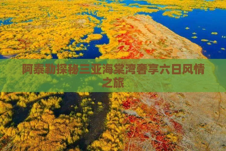 阿泰勒探秘三亚海棠湾奢享六日风情之旅