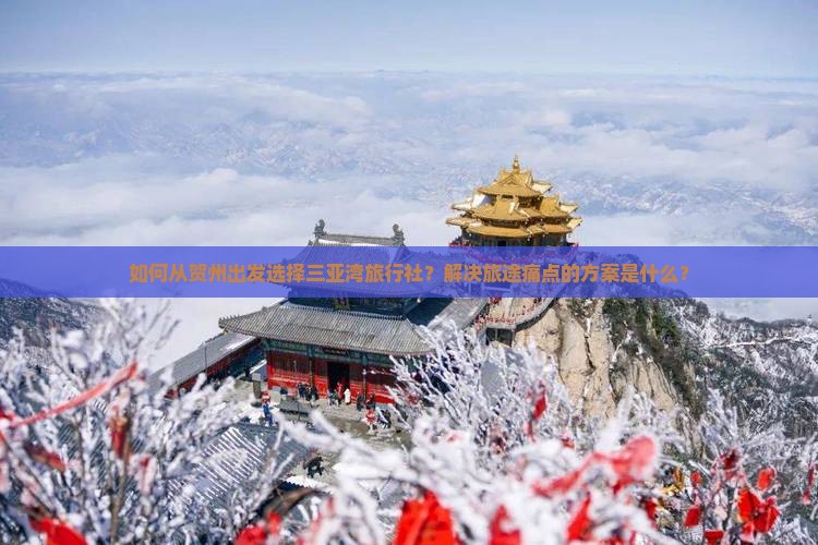 如何从贺州出发选择三亚湾旅行社？解决旅途痛点的方案是什么？