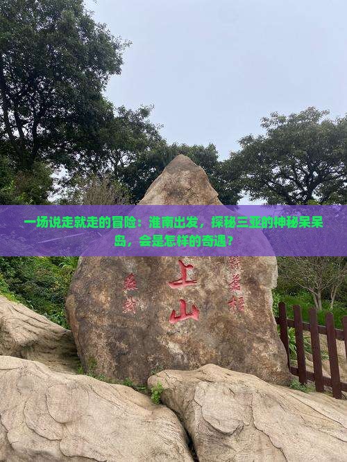 一场说走就走的冒险：淮南出发，探秘三亚的神秘呆呆岛，会是怎样的奇遇？