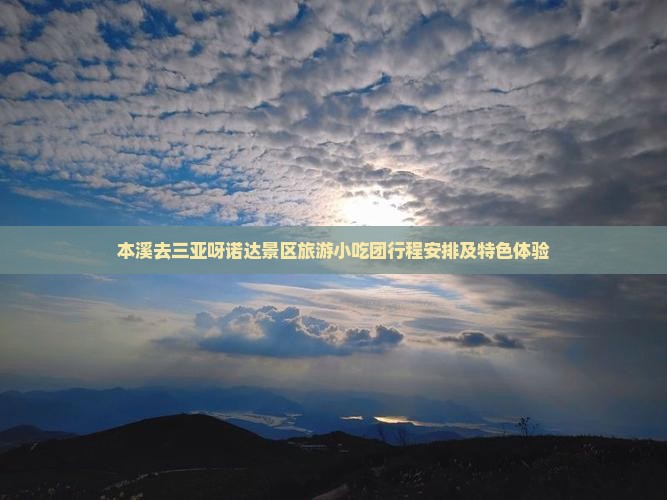本溪去三亚呀诺达景区旅游小吃