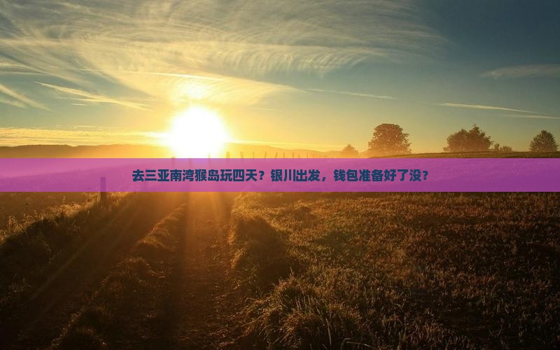 银川前往三亚南湾猴岛四日游