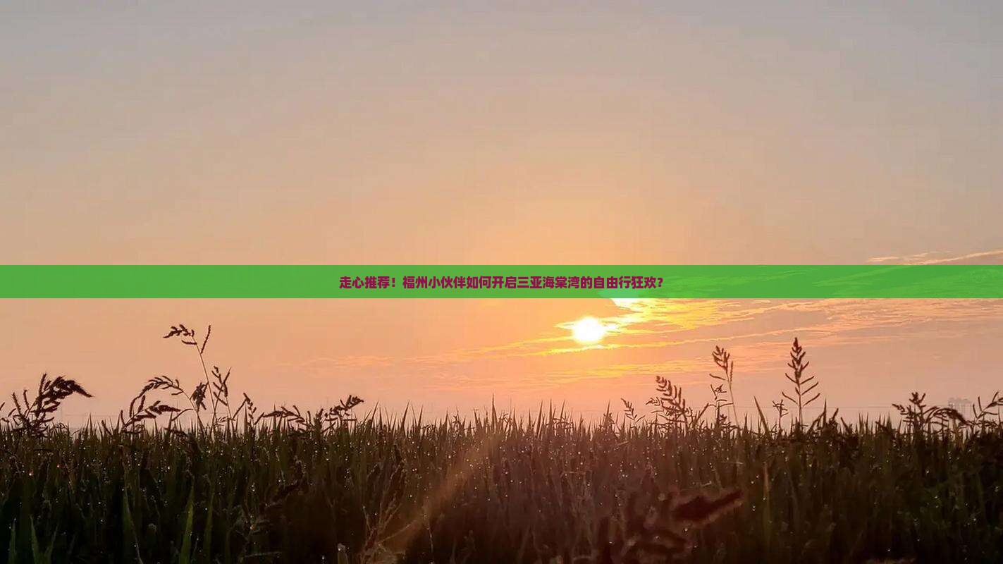 福州去三亚海棠湾个人游