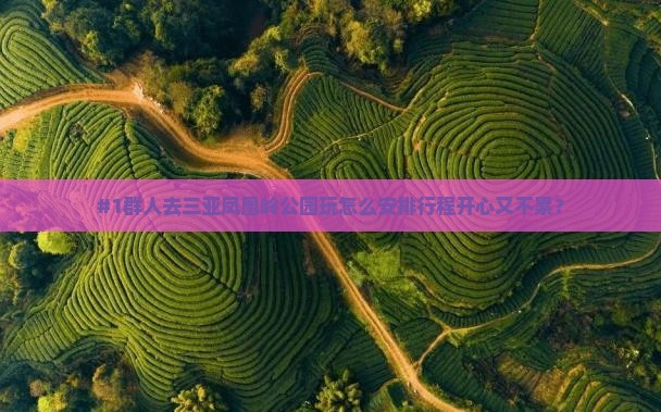 萍乡前往三亚凤凰岭公园团体旅游