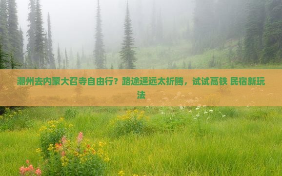 潮州去内蒙大召寺自由行？路途遥远太折腾，试试高铁+民宿新玩法