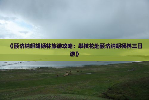 《额济纳旗胡杨林旅游攻略：攀枝花赴额济纳胡杨林三日游》