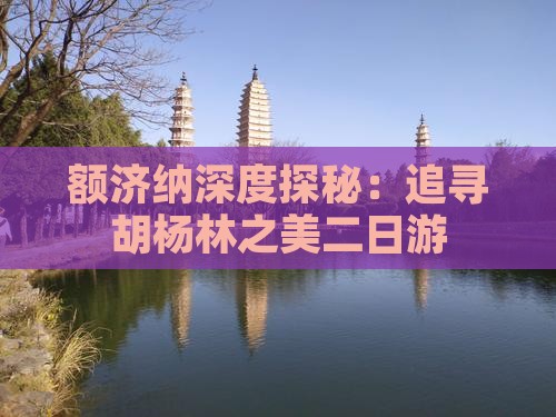额济纳深度探秘：追寻胡杨林之美二日游