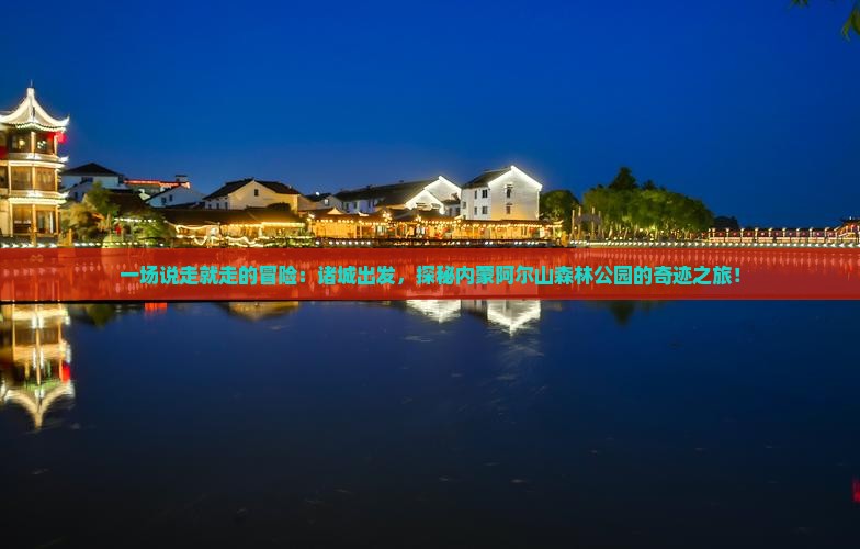 一场说走就走的冒险：诸城出发，探秘内蒙阿尔山森林公园的奇迹之旅！