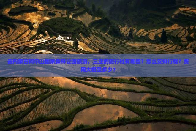 三亚去内蒙阿尔山国家森林公园旅行社 三亚去内蒙阿尔山国家森林公园旅行社