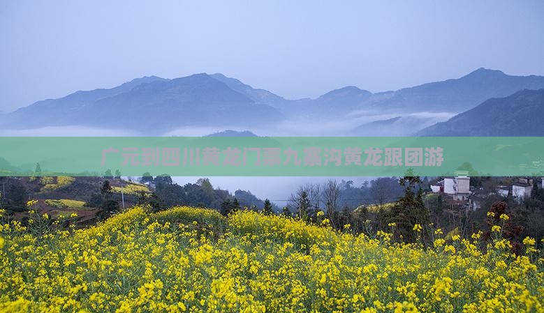 广元到四川黄龙门票九寨沟黄龙跟团游