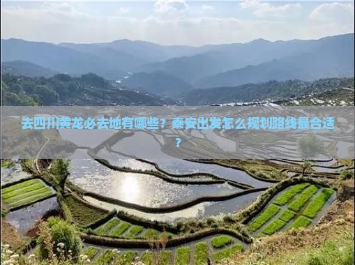 去四川黄龙必去地有哪些？泰安出发怎么规划路线最合适？