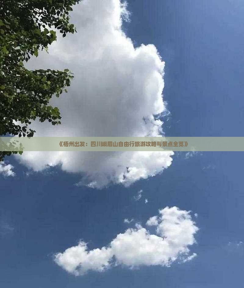 《梧州出发：四川峨眉山自由行旅游攻略与景点全览》