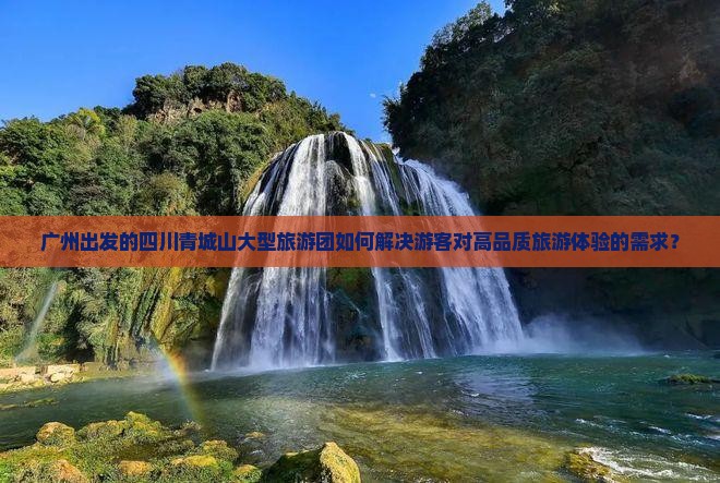 广州出发的四川青城山大型旅游团如何解决游客对高品质旅游体验的需求？