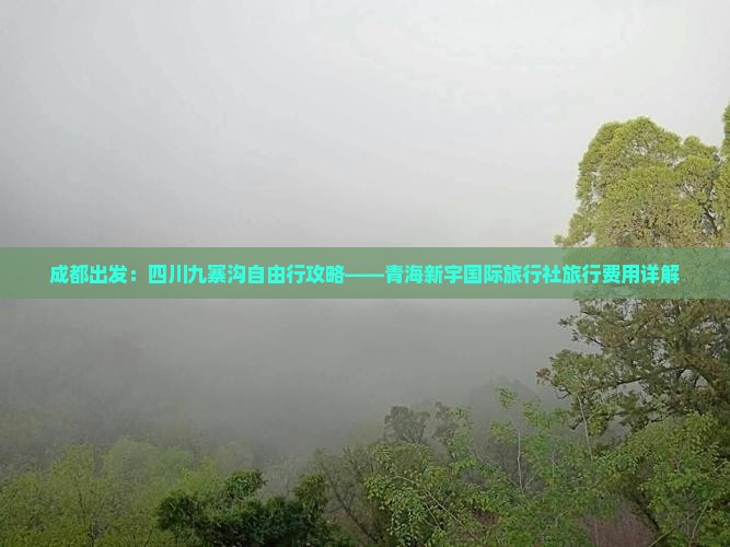 成都出发：四川九寨沟自由行攻略——青海新宇国际旅行社旅行费用详解