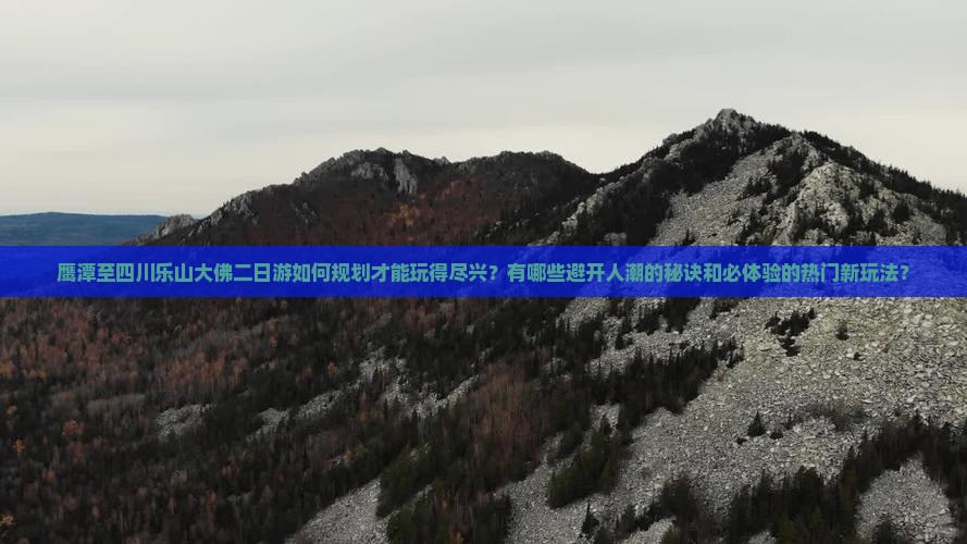 鹰潭去四川乐山大佛二日游