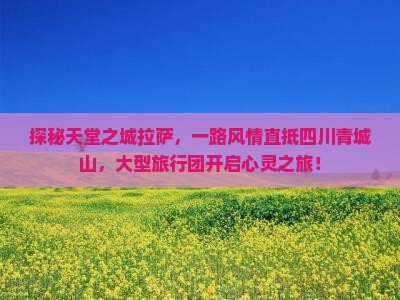 拉萨到四川青城山大型旅游团