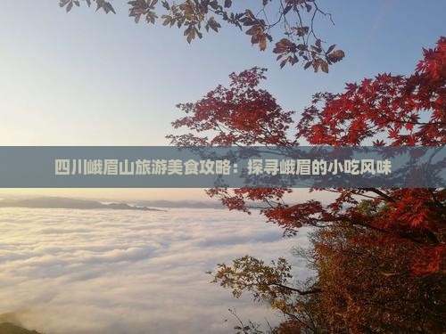 杭州到四川峨眉山旅游小吃
