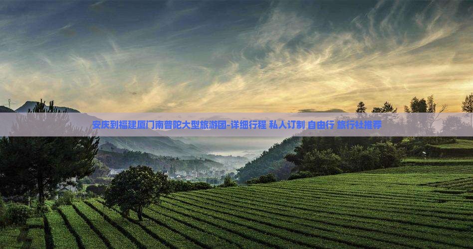 安庆到福建厦门南普陀大型旅游团-详细行程+私人订制+自由行+旅行社推荐