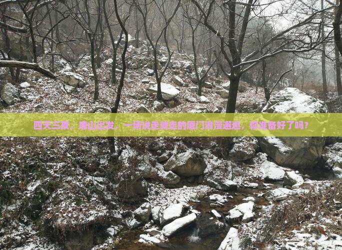 四天三夜，唐山出发，一场说走就走的厦门浪漫邂逅，你准备好了吗？