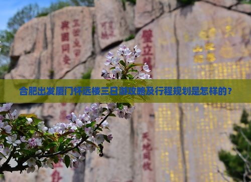 合肥出发厦门怀远楼三日游攻略及行程规划是怎样的？