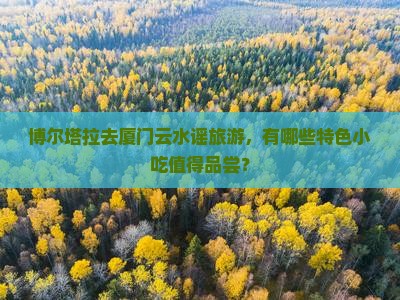 博尔塔拉去厦门云水谣旅游小吃