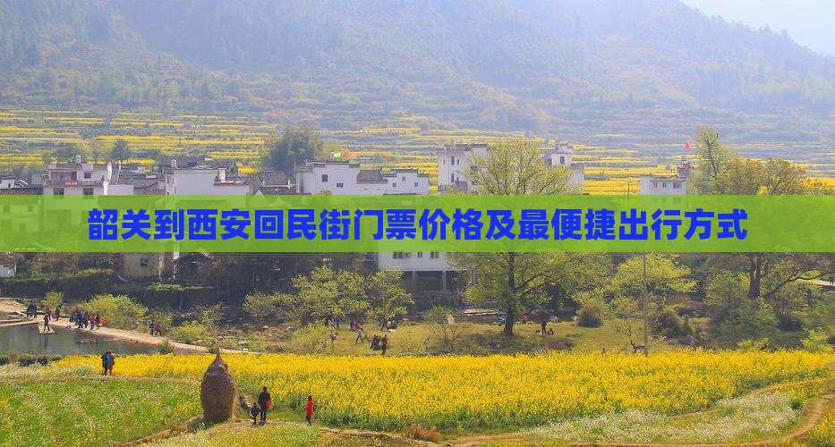 韶关到西安回民街门票价格及最便捷出行方式