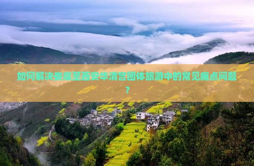 如何解决娄底至西安华清宫团体旅游中的常见痛点问题？