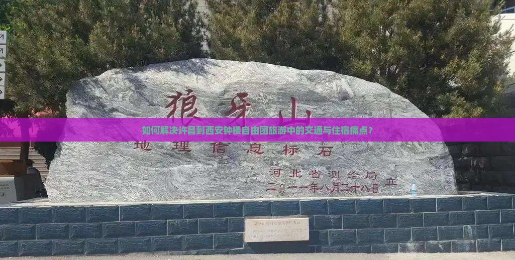 如何解决许昌到西安钟楼自由团旅游中的交通与住宿痛点？