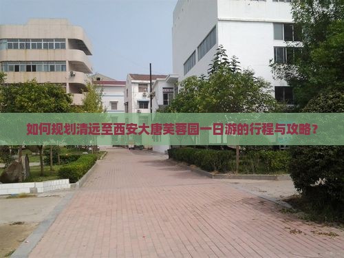 如何规划清远至西安大唐芙蓉园一日游的行程与攻略？