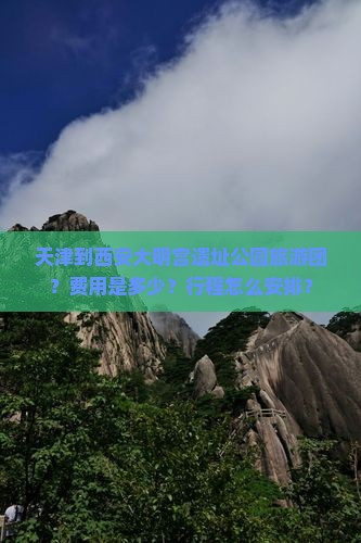 天津到西安大明宫遗址公园旅游团？费用是多少？行程怎么安排？