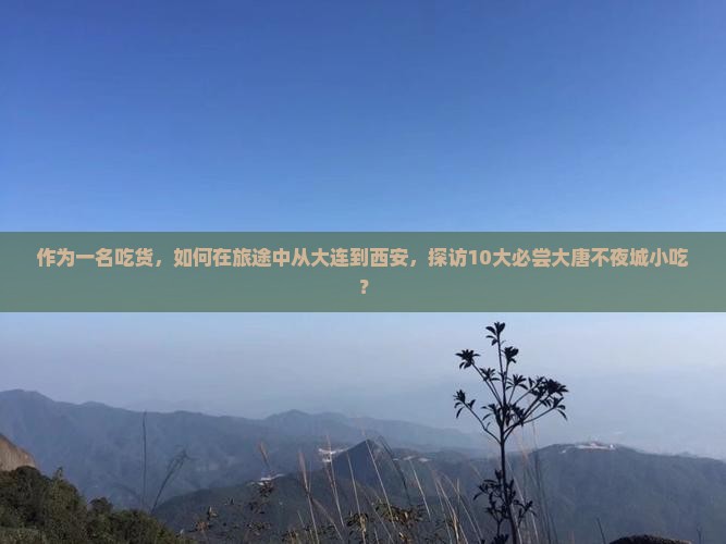 作为一名吃货，如何在旅途中从大连到西安，探访10大必尝大唐不夜城小吃？