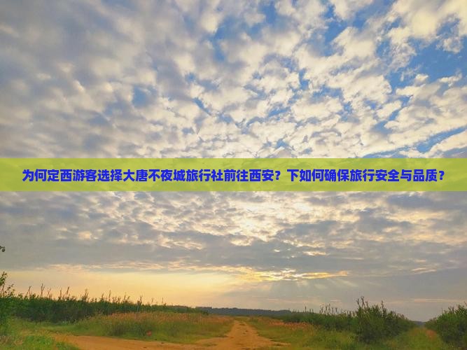为何定西游客选择大唐不夜城旅行社前往西安？下如何确保旅行安全与品质？