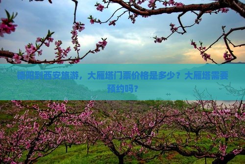 德阳到西安旅游，大雁塔门票价格是多少？大雁塔需要预约吗？