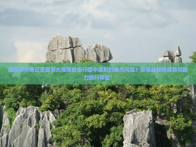 如何解决商丘至西安大雁塔自由行团中遇到的痛点问题？探索最新热词新词助力旅行体验！