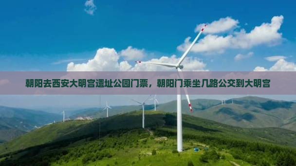 朝阳去西安大明宫遗址公园门票，朝阳门乘坐几路公交到大明宫
