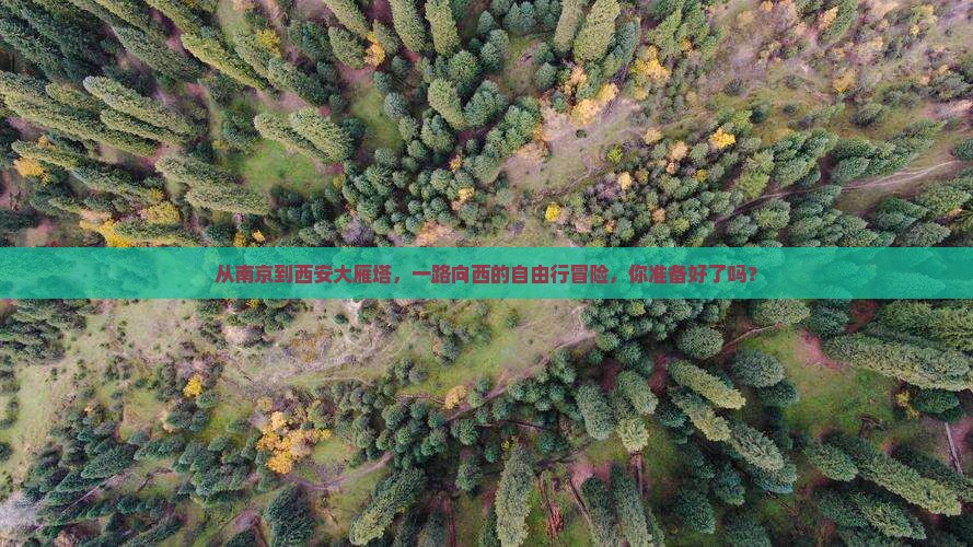 南京到西安大雁塔自由行