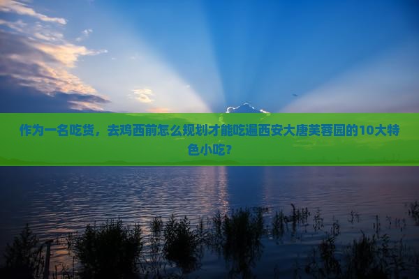 鸡西去西安大唐芙蓉园旅游小吃