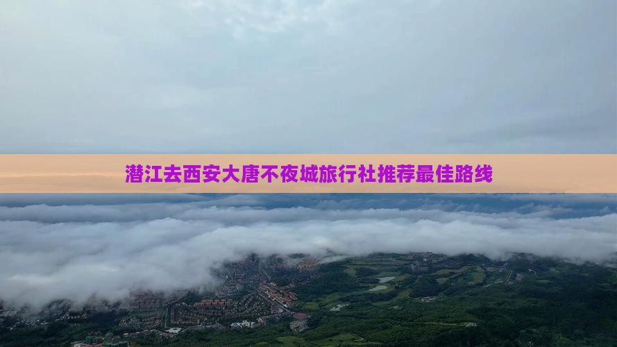 潜江去西安大唐不夜城旅行社