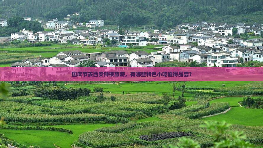 国庆节去西安钟楼旅游小吃