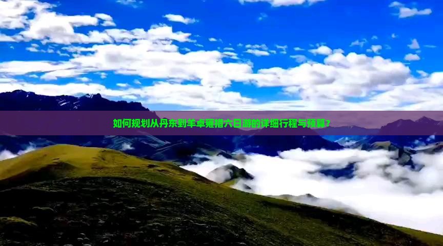 如何规划从丹东到羊卓雍措六日游的详细行程与预算？