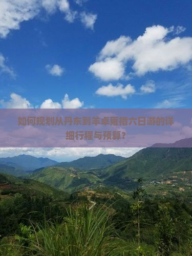 如何规划从丹东到羊卓雍措六日游的详细行程与预算？