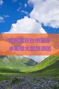 如何组织台州至羊卓雍措大型旅游团以缓解高原适应难题？