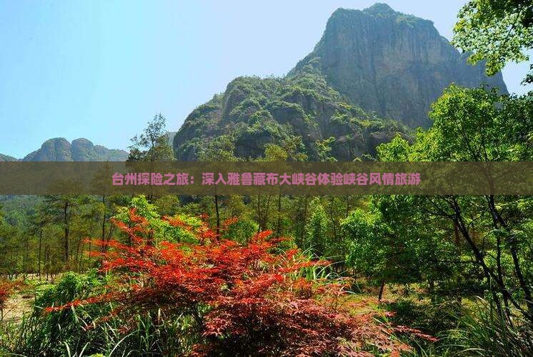 台州探险之旅：深入雅鲁藏布大峡谷体验峡谷风情旅游