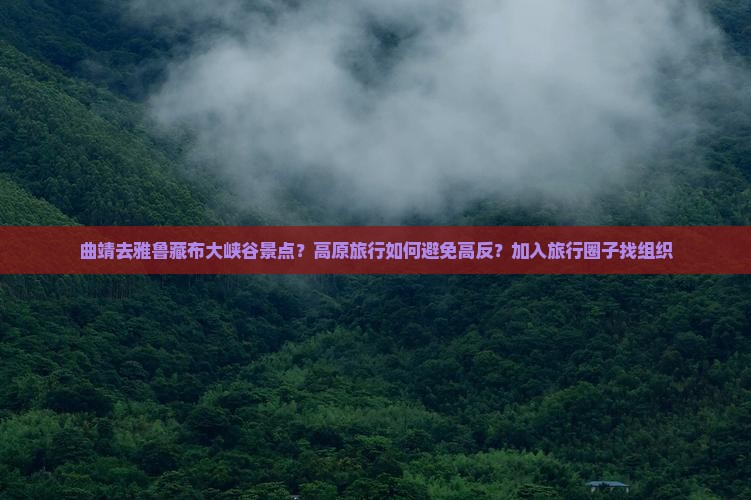 曲靖去雅鲁藏布大峡谷景点？高原旅行如何避免高反？加入旅行圈子找组织